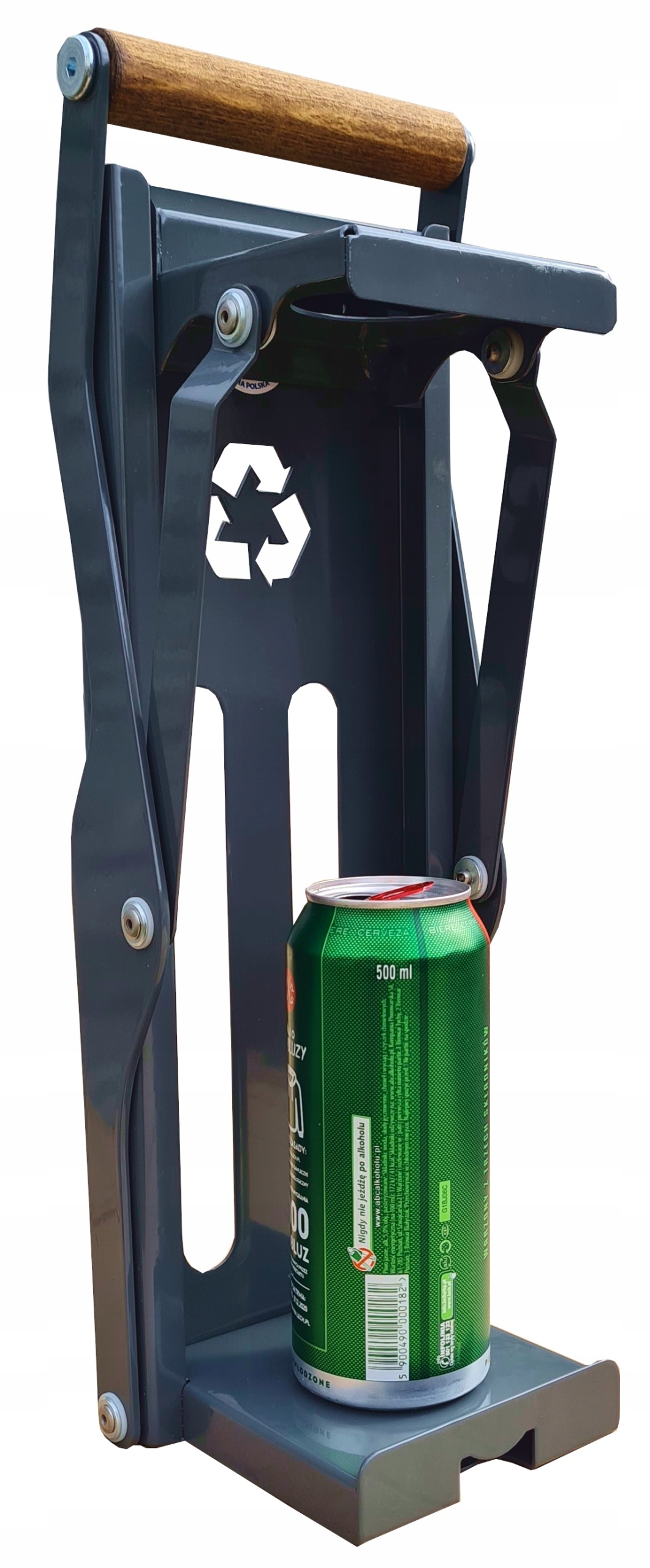 Závesný drvič plechoviek Metal 2,5l